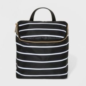 Convertible Striped Nylon Mini Backpack  A New Day